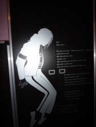Naklejka na ścianę Michael Jackson. 