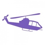 Naklejka na ścianę dla dzieci Helikopter M11