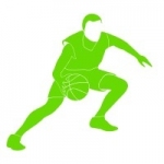 Naklejka dekoracyjna Koszykarz M16