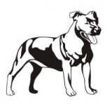 Naklejka dekoracyjna Pies M25