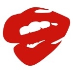 Naklejka welurowa dekoracyjna Usta Marilyn Monroe W19