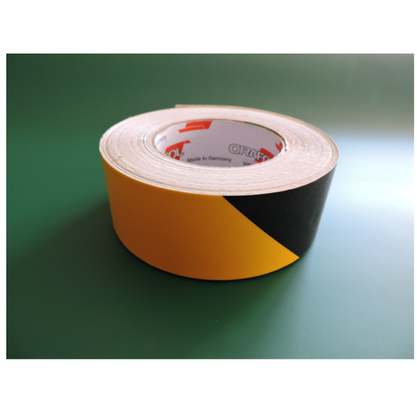 Taśma ostrzegawcza żółto-czarna 1 rolka