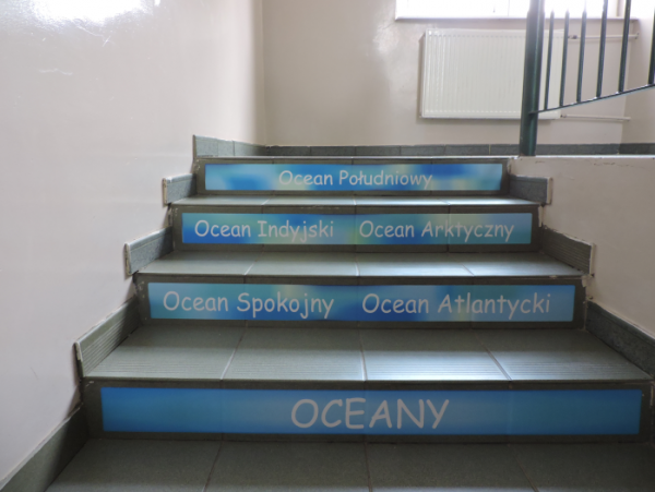 Naklejki na schody z oceanami