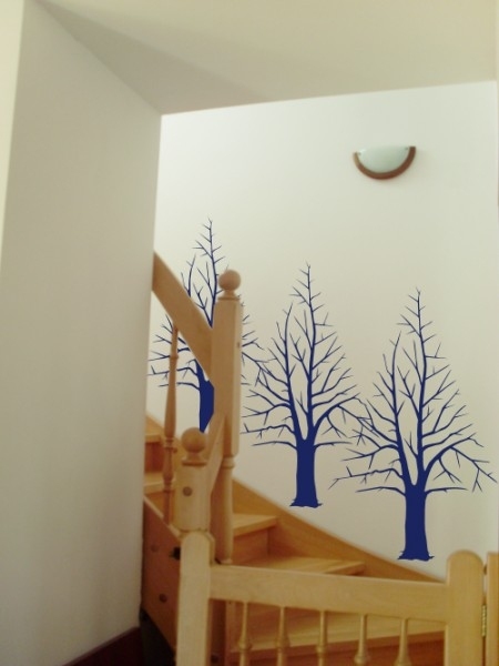 Szablony malarskie drzewa na klatkę schodową