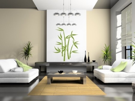 Szablony malarskie dekoracyjne z drzewem bambusowym do pokoju