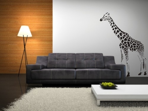 Naklejka żyrafa na ścianę 